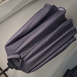 Bugatchi Dark Grey OoohCotton Shirt